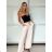 Tílko letní icecool dámské (S/M ONE SIZE) ITALSKÁ MÓDA IMM21634 -   beige -   S / M / L