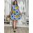 Ärmelloses Sommerkleid für Damen (L/XL EINHEITSGRÖSSE) ITALIAN FASHION IMPEM23C4192 M/L/XL blau