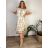 Damen-Tunika in Übergröße mit kurzen Ärmeln (42/58 Einheitsgröße) ITALIAN FASHION IMBM24053