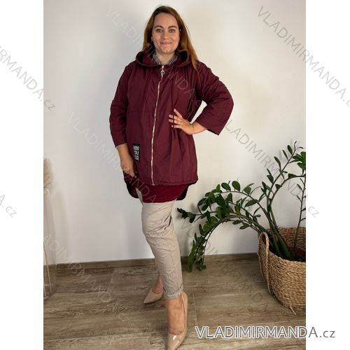 Ärmellose Jacke mit langen Ärmeln (uni sl) ITALIENISCHE Mode IMC17326