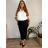 Elegante Hose mit Gürtel für Damen (S/M/L ONE SIZE) ITALIAN FASHION IM425057