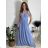 Langes trägerloses Pailletten-Partykleid für Damen (Einheitsgröße S/M) ITALIAN FASHION IMPSH233348 44/46 dunkler Smaragd