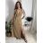 Šaty elegantní společenské na ramínka dámské (S/M ONE SIZE) ITALSKÁ MÓDA IM321608