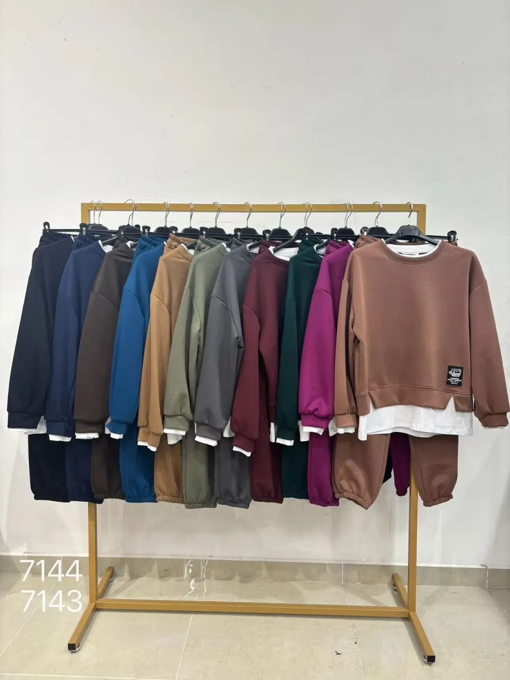 Damen-Tunika mit langen Ärmeln (Einheitsgröße S/M/L) ITALIAN FASHION IMPLI241202