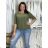 Damen Stretchhose (S/M/L Einheitsgröße) ITALIAN FASHION IM525STELA M/L/XL beige