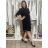Sommerkleid Carmen aus Musselin für Damen (Einheitsgröße S/M) ITALIAN FASHION IMWE231506 L/XL weiß