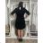 Sommerkleid Carmen aus Musselin für Damen (Einheitsgröße S/M) ITALIAN FASHION IMWE231506 L/XL weiß