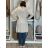 Cardigan pletený teplý dlouhý rukáv dámský (S/M/L ONE SIZE) ITALSKÁ MÓDA IMD21886