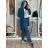 Cardigan pletený teplý dlouhý rukáv dámský (S/M/L ONE SIZE) ITALSKÁ MÓDA IMD21886 M / L Wein