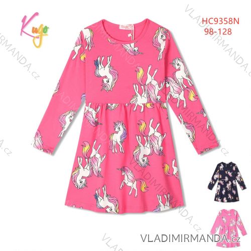 Sommerliches Langarmkleid für Kindermädchen (98-128) KUGO HC9358