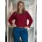 Langarm-Strickpullover für Damen (Einheitsgröße S/M/L) ITALIAN FASHION IMC24562