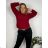 Langarm-Strickpullover für Damen (Einheitsgröße S/M/L) ITALIAN FASHION IMC24562