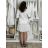 Kurzarmhemd Kleid Kleid (uni L-2XL) ITALIENISCH MODA IMS20002