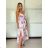 Damen Elegantes Kurzes Langarmkleid (S / M ONE SIZE) ITALIAN FASHION IMWC217235 -   lila -   S / M