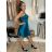 Elegantes Damen-Partykleid mit langen Ärmeln (S/M ONE SIZE) ITALIAN FASHION IM322282