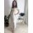 Langes, lässiges Kurzarmkleid für Damen (XS/S/M Einheitsgröße) ITALIAN FASHION IMD2525369