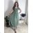 Langes, lässiges Kurzarmkleid für Damen (XS/S/M Einheitsgröße) ITALIAN FASHION IMD2525369