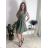 Kurzärmliges Sommer-Freizeitkleid für Damen (S/M/L EINHEITSGRÖSSE) ITALIAN FASHION IMWGB25022