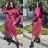 Langes Chiffon-Kurzarmkleid für Damen (S/M ONE SIZE) ITALIAN FASHION IMWGS231048