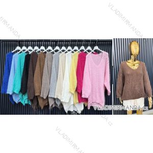 Langes Chiffon-Kurzarmkleid für Damen (S/M ONE SIZE) ITALIAN FASHION IMWGS231048