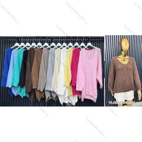 Langes Chiffon-Kurzarmkleid für Damen (S/M ONE SIZE) ITALIAN FASHION IMWGS231048