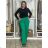 Elegante lange Damenhose (UNI S-L) ITALIAN FASHION IMD23417 -   grün -   M / L