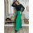 Elegante lange Damenhose (UNI S-L) ITALIAN FASHION IMD23417 -   grün -   M / L