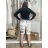 Jogginghose 3/4 kurze Sommerhose Damen dot (uni s / m) ITALIENISCHER MODUS IM1319131  weiß