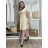 Elegantes Sommerkleid mit Trägern für Damen (Einheitsgröße S/M) ITALIAN FASHION IMPSH222053A/DU