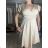 Elegantes Sommerkleid mit Trägern für Damen (Einheitsgröße S/M) ITALIAN FASHION IMPSH222053A/DU
