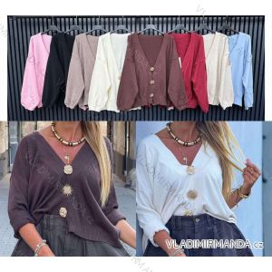 Langes Chiffon-Kurzarmkleid für Damen (S/M ONE SIZE) ITALIAN FASHION IMWGS231048