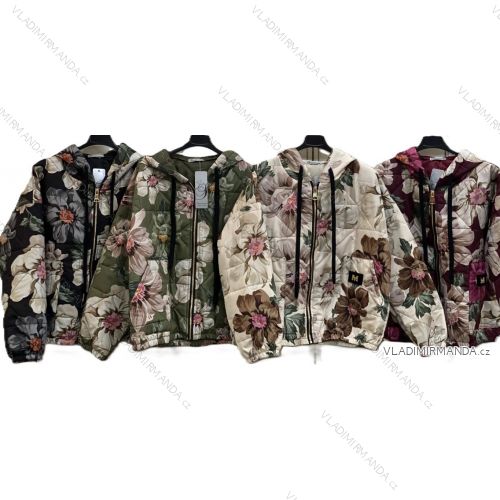 Langärmliges, leichtes Damen-Kapuzensweatshirt mit Reißverschluss, übergroß (52/54/56 ONE SIZE) ITALIAN FASHION IMC25359