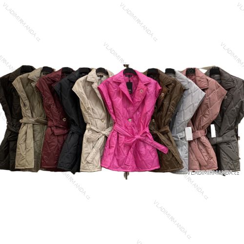 Langärmliges, leichtes Damen-Kapuzensweatshirt mit Reißverschluss, übergroß (52/54/56 ONE SIZE) ITALIAN FASHION IMC25359