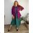 Kleid Oversize Kurzarm Damen (4XL/5XL ONE SIZE) ITALSKÁ MÓDA IM422026