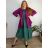 Kleid Oversize Kurzarm Damen (4XL/5XL ONE SIZE) ITALSKÁ MÓDA IM422026