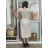 Kurzärmliges Sommer-Freizeitkleid für Damen (S/M/L EINHEITSGRÖSSE) ITALIAN FASHION IMWGB25022 S / M / L braun