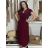 Damen 3/4 Langarm-Hemdkleid (XS/S/M Einheitsgröße) ITALIAN FASHION IMD25030