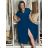Damen 3/4 Langarm-Hemdkleid (XS/S/M Einheitsgröße) ITALIAN FASHION IMD25030