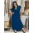 Damen 3/4 Langarm-Hemdkleid (XS/S/M Einheitsgröße) ITALIAN FASHION IMD25030