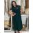 Damen 3/4 Langarm-Hemdkleid (XS/S/M Einheitsgröße) ITALIAN FASHION IMD25030
