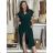 Damen 3/4 Langarm-Hemdkleid (XS/S/M Einheitsgröße) ITALIAN FASHION IMD25030
