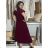 Damen 3/4 Langarm-Hemdkleid (XS/S/M Einheitsgröße) ITALIAN FASHION IMD25030