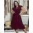 Damen 3/4 Langarm-Hemdkleid (XS/S/M Einheitsgröße) ITALIAN FASHION IMD25030