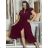 Damen 3/4 Langarm-Hemdkleid (XS/S/M Einheitsgröße) ITALIAN FASHION IMD25030