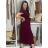 Damen 3/4 Langarm-Hemdkleid (XS/S/M Einheitsgröße) ITALIAN FASHION IMD25030