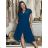 Damen 3/4 Langarm-Hemdkleid (XS/S/M Einheitsgröße) ITALIAN FASHION IMD25030