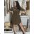 Übergroßer gestrickter Langarmpullover für Damen (S/M EINHEITSGRÖSSE) ITALIAN FASHION IMSN2416125