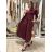 Lässiges Sommerkleid mit kurzen Ärmeln für Damen VIOLA (S/M/L EINHEITSGRÖSSE) ITALIAN FASHION IMSM25022