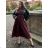 Lässiges Sommerkleid mit kurzen Ärmeln für Damen VIOLA (S/M/L EINHEITSGRÖSSE) ITALIAN FASHION IMSM25022