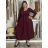 Lässiges Sommerkleid mit kurzen Ärmeln für Damen VIOLA (S/M/L EINHEITSGRÖSSE) ITALIAN FASHION IMSM25022